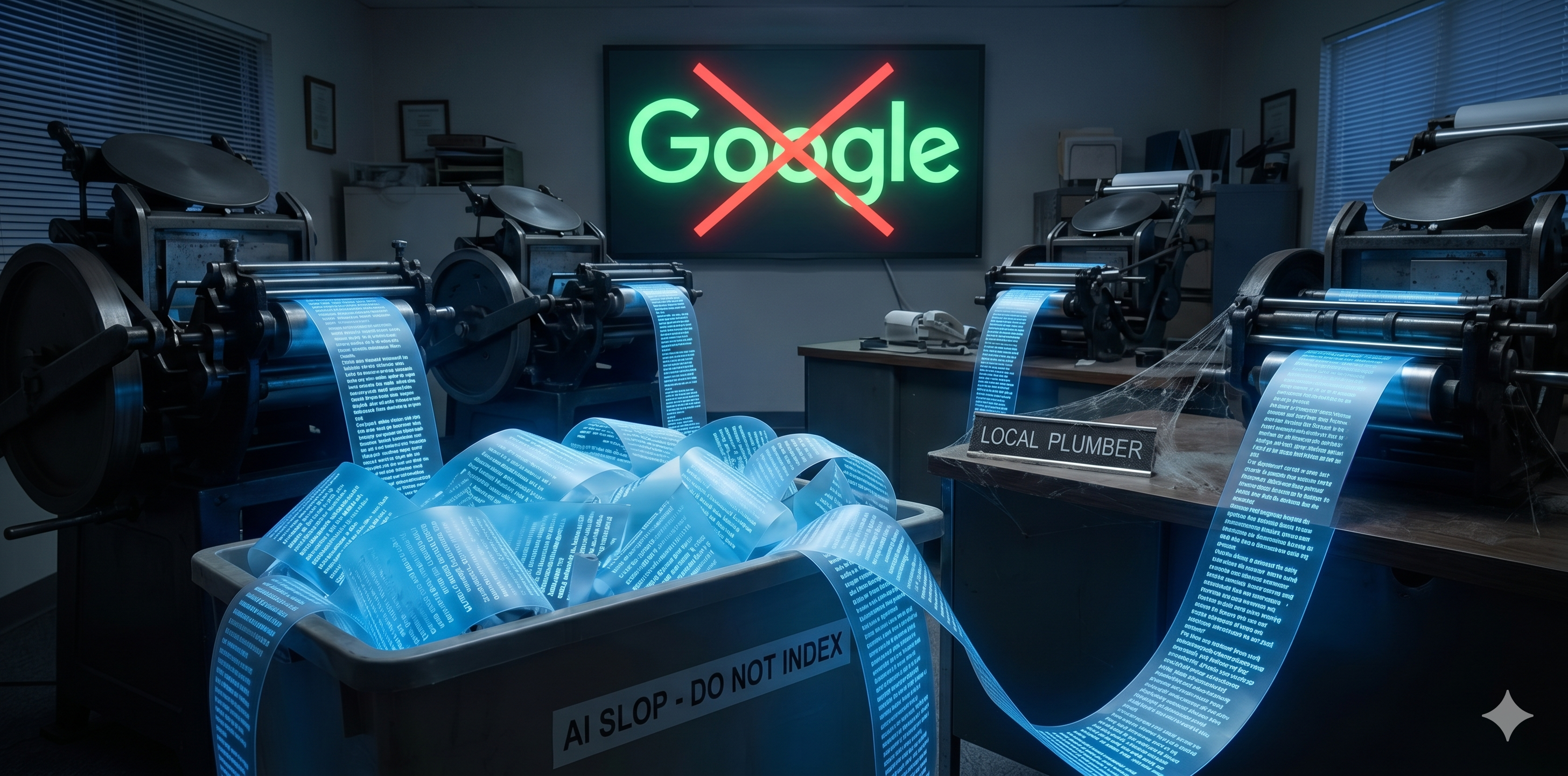 Prečo je „továreň na AI obsah“ najrýchlejšou cestou k neviditeľnosti vášho biznisu